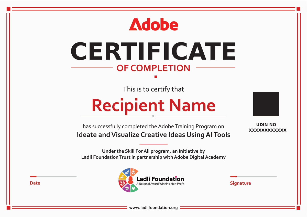 Certificate of Completion
